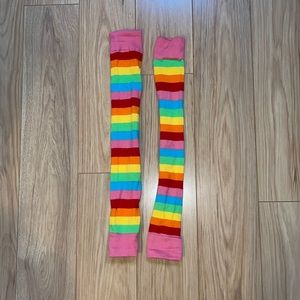 Colorful knee high socks